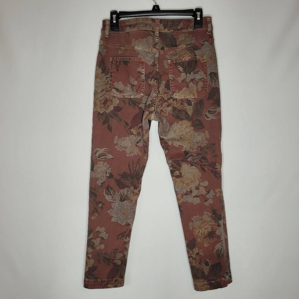 Host Pick 🥳 Pilcro Rose Print Denim Jeans - Picture 13 of 14